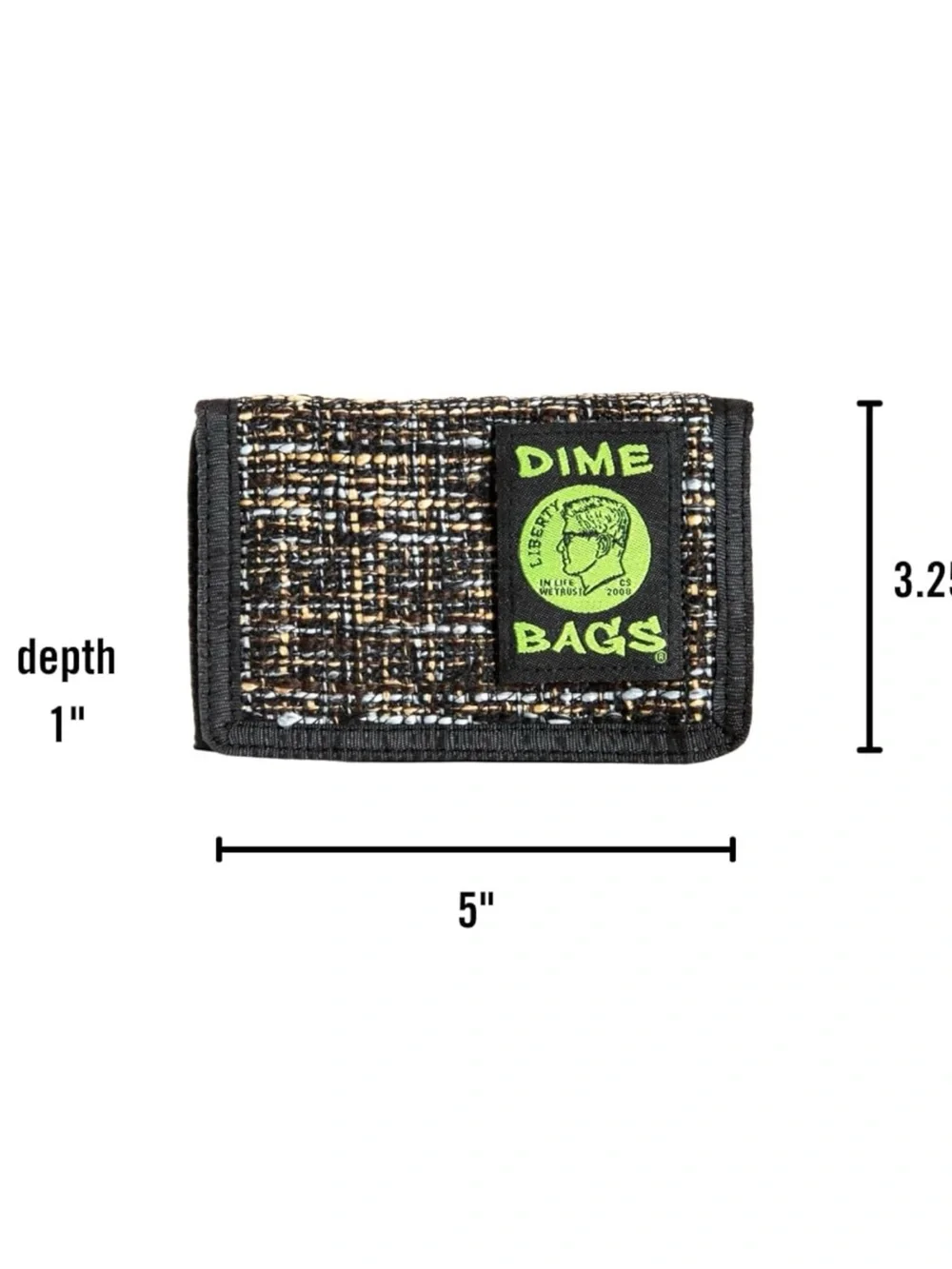Dime Bags Tri-Fold Wallet - MIDNIGHT